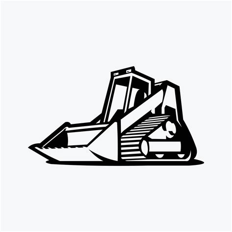 skid steer clip art outline